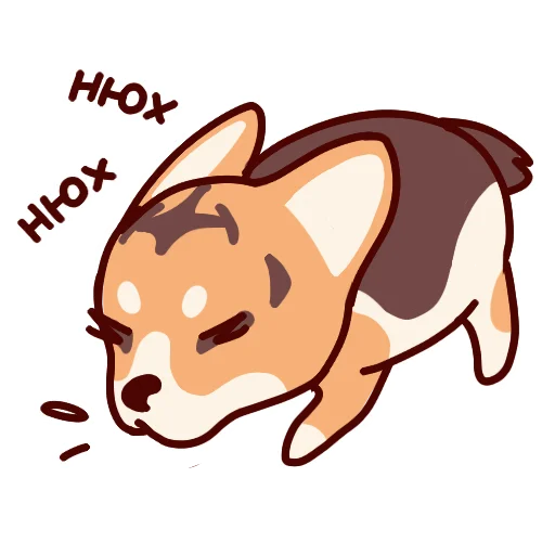 🍊 Стикер «Corgi Pembrok Raf» для Telegram
