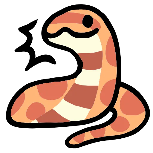 🐍 Эмодзи «Cornsnakes» для Telegram