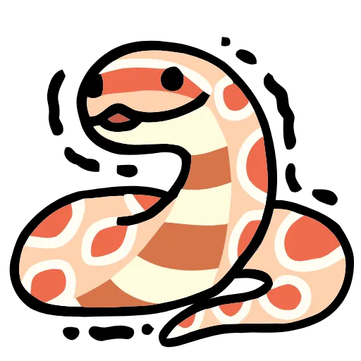🐍 Эмодзи «Cornsnakes» для Telegram