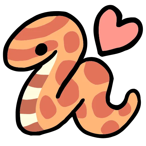 🐍 Эмодзи «Cornsnakes» для Telegram