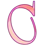 🤩 Эмодзи «Cosmic scar - розовые буквы, русские и английские» для Telegram