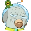 😏 Эмодзи «КосмоДигги - дигги в космосе 🥊» для Telegram
