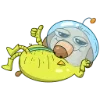 👍 Эмодзи «КосмоДигги - дигги в космосе 🥊» для Telegram