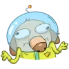 🤷‍♀️ Эмодзи «КосмоДигги - дигги в космосе 🥊» для Telegram