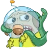 😬 Эмодзи «КосмоДигги - дигги в космосе 🥊» для Telegram
