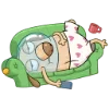 😴 Эмодзи «КосмоДигги - дигги в космосе 🥊» для Telegram