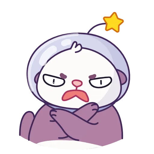 🙅‍♀️ Эмодзи «Космо Выдра» для Telegram