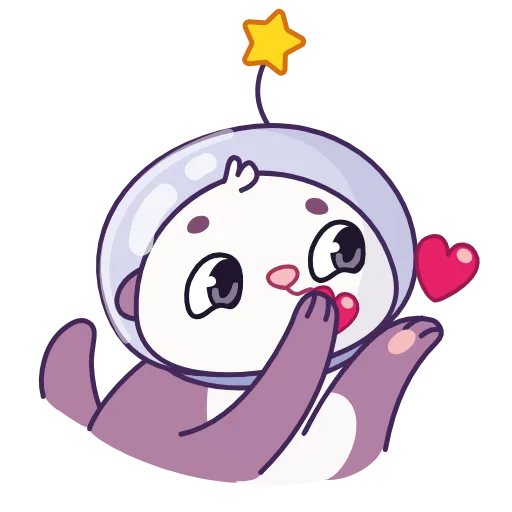 😘 Эмодзи «Космо Выдра» для Telegram
