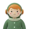 🧑‍🚀 Эмодзи «💚 Набор эмоджи с космосом» для Telegram