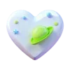 💚 Эмодзи «💚 Набор эмоджи с космосом» для Telegram