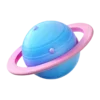 🪐 Эмодзи «💚 Набор эмоджи с космосом» для Telegram