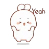 🤩 Эмодзи «Cotton Bunny» для Telegram