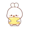 🤩 Эмодзи «Cotton Bunny» для Telegram