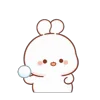 🤩 Эмодзи «Cotton Bunny» для Telegram