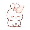 🤩 Эмодзи «Cotton Bunny» для Telegram