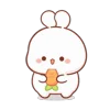 🤩 Эмодзи «Cotton Bunny» для Telegram