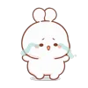 🤩 Эмодзи «Cotton Bunny» для Telegram