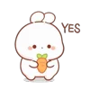 🤩 Эмодзи «Cotton Bunny» для Telegram
