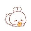 🤩 Эмодзи «Cotton Bunny» для Telegram
