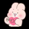 💘 Эмодзи «Couple Bunny» для Telegram