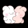 😘 Эмодзи «Couple Bunny» для Telegram