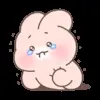 😭 Эмодзи «Couple Bunny» для Telegram