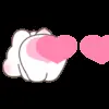 ❤️ Эмодзи «Couple Bunny» для Telegram
