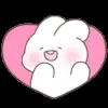 ❤️ Эмодзи «Couple Bunny» для Telegram