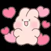 🥰 Эмодзи «Couple Bunny» для Telegram