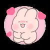 🥰 Эмодзи «Couple Bunny» для Telegram