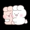 🤗 Эмодзи «Couple Bunny» для Telegram