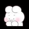 😞 Эмодзи «Couple Bunny» для Telegram