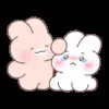 🤗 Эмодзи «Couple Bunny» для Telegram