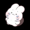😭 Эмодзи «Couple Bunny» для Telegram