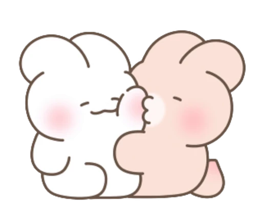 😘 Стикер «Couple Bunny» для Telegram