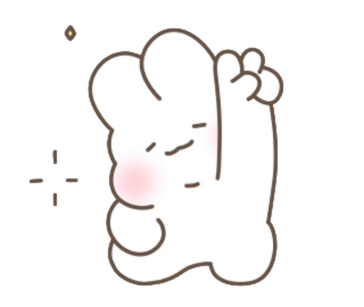 ✌️ Стикер «Couple Bunny» для Telegram