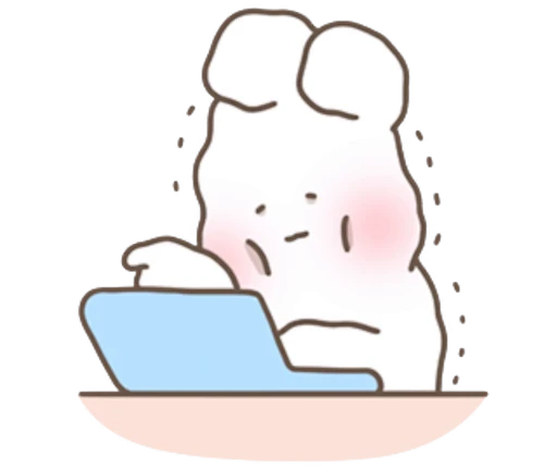 😟 Стикер «Couple Bunny» для Telegram