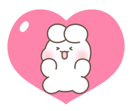 ❤️ Стикер «Couple Bunny» для Telegram