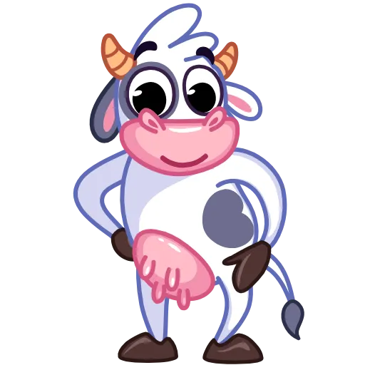 🥰 Эмодзи «Cow - корова» для Telegram