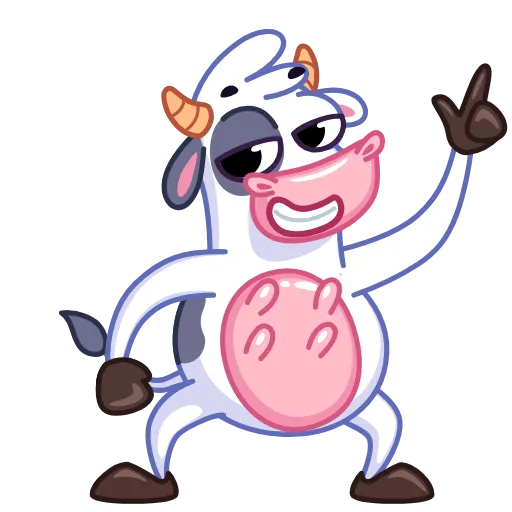 💃 Эмодзи «Cow - корова» для Telegram