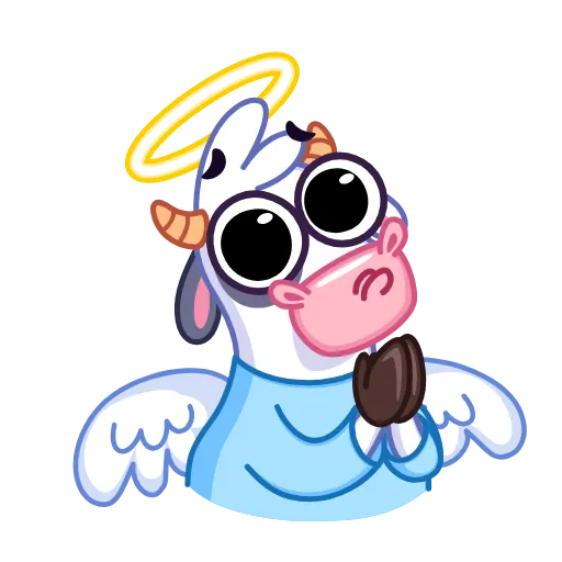 👼 Эмодзи «Cow - корова» для Telegram