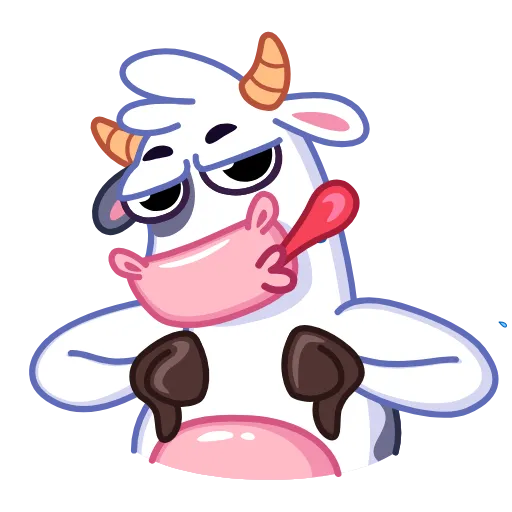 👎 Эмодзи «Cow - корова» для Telegram