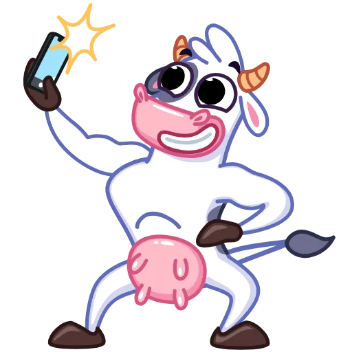 🤳 Эмодзи «Cow - корова» для Telegram
