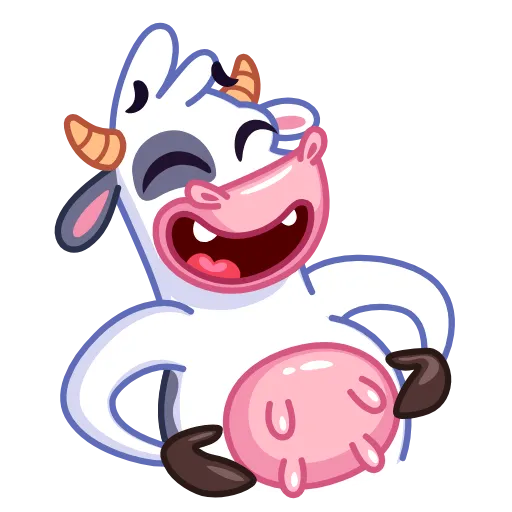 Стикерпак Cow для Telegram