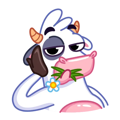 🥱 Эмодзи «Cow - корова» для Telegram