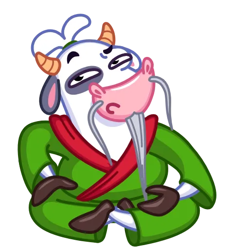 🇨🇳 Эмодзи «Cow - корова» для Telegram
