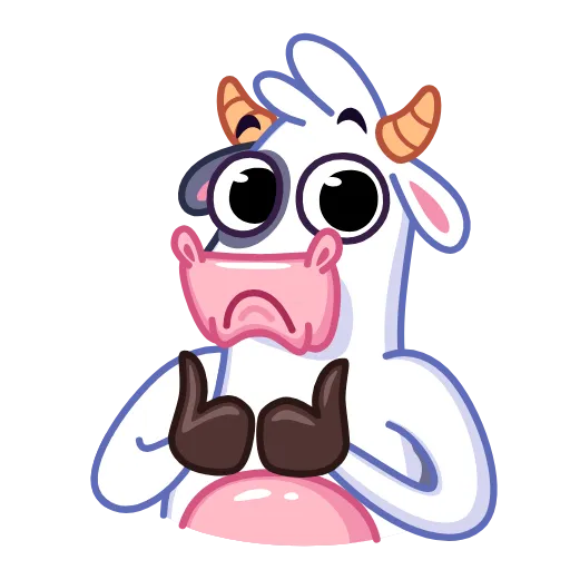 👍 Эмодзи «Cow - корова» для Telegram