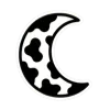 🌙 Эмодзи «Cow Print» для Telegram