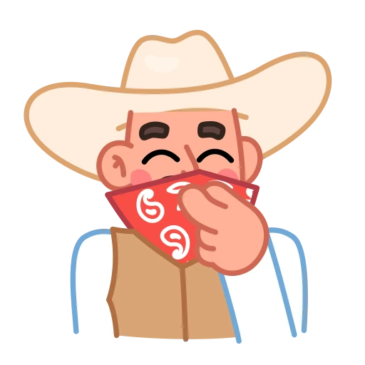 🤩 Стикер «Cowboy» для Telegram