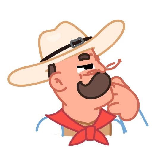 🤔 Стикер «Cowboy» для Telegram